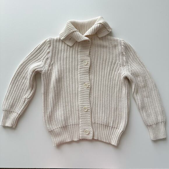 J.Crew Factory Chunky Collared Knit Button Front Sweater - Picture 1 of 8